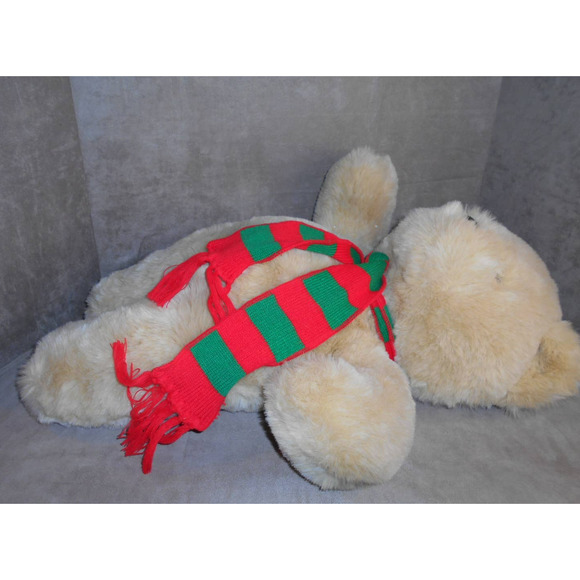 Frederick Wholesale Winter Teddy Bear 24" Large Plush Scarf & Hat - Picture 3 of 5